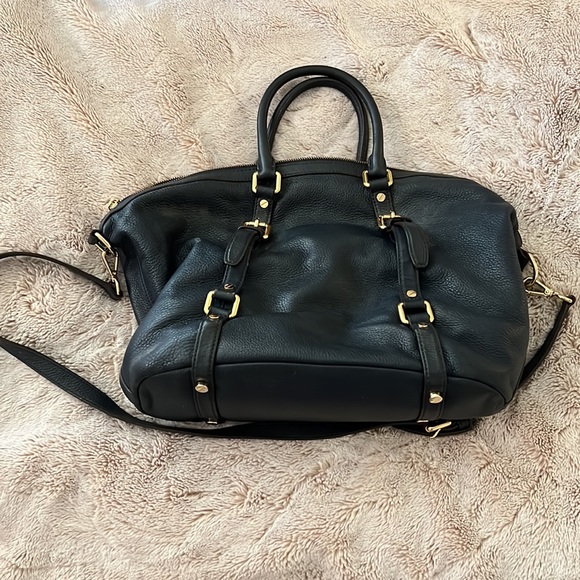 Michael Kors Navy Blue Purse (crossbody wear included) - Picture 2 of 4